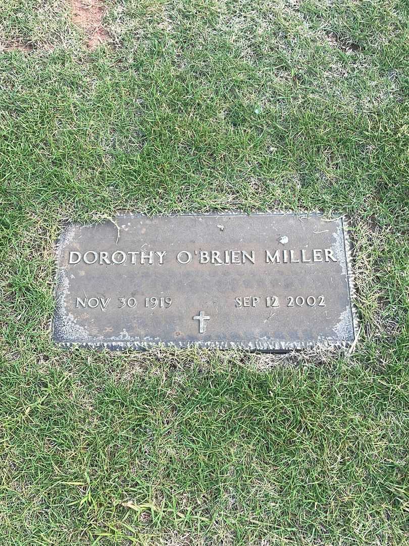 Dorothy A. O'Brien Miller's grave. Photo 3