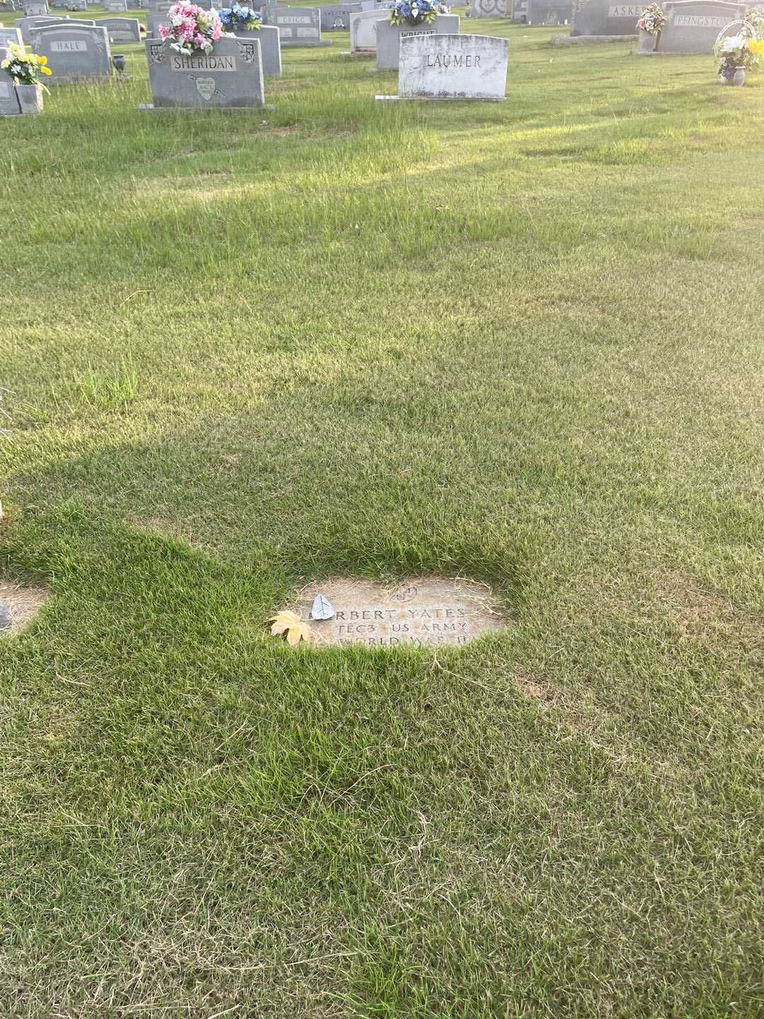 Herbert Yates Senior's grave. Photo 2