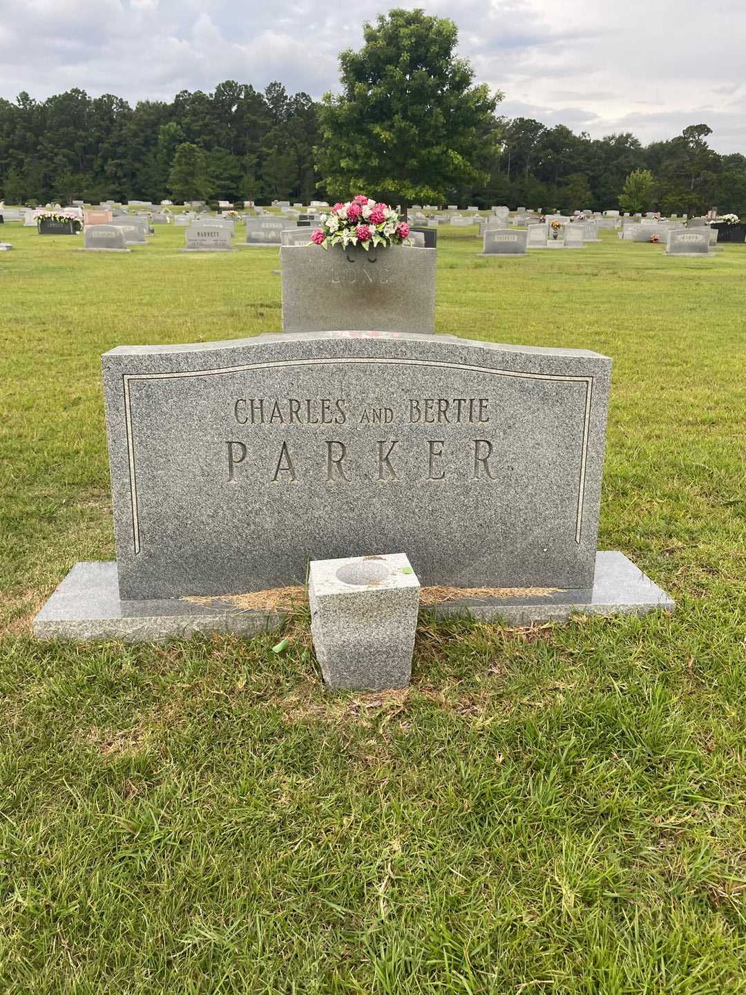 Charles A. Parker's grave. Photo 1