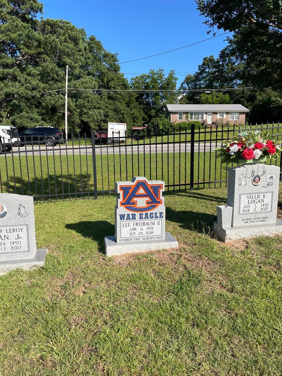 Lee Freibaum Second's grave. Photo 2