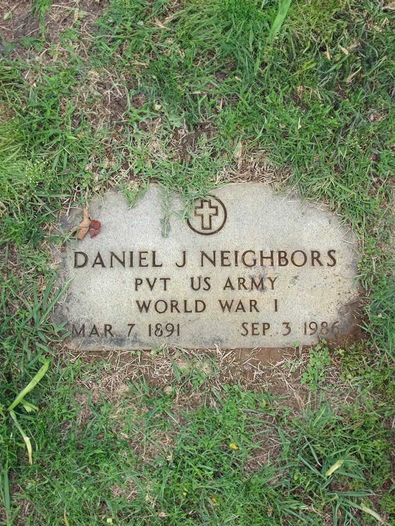 Daniel J. Neighbors's grave. Photo 3