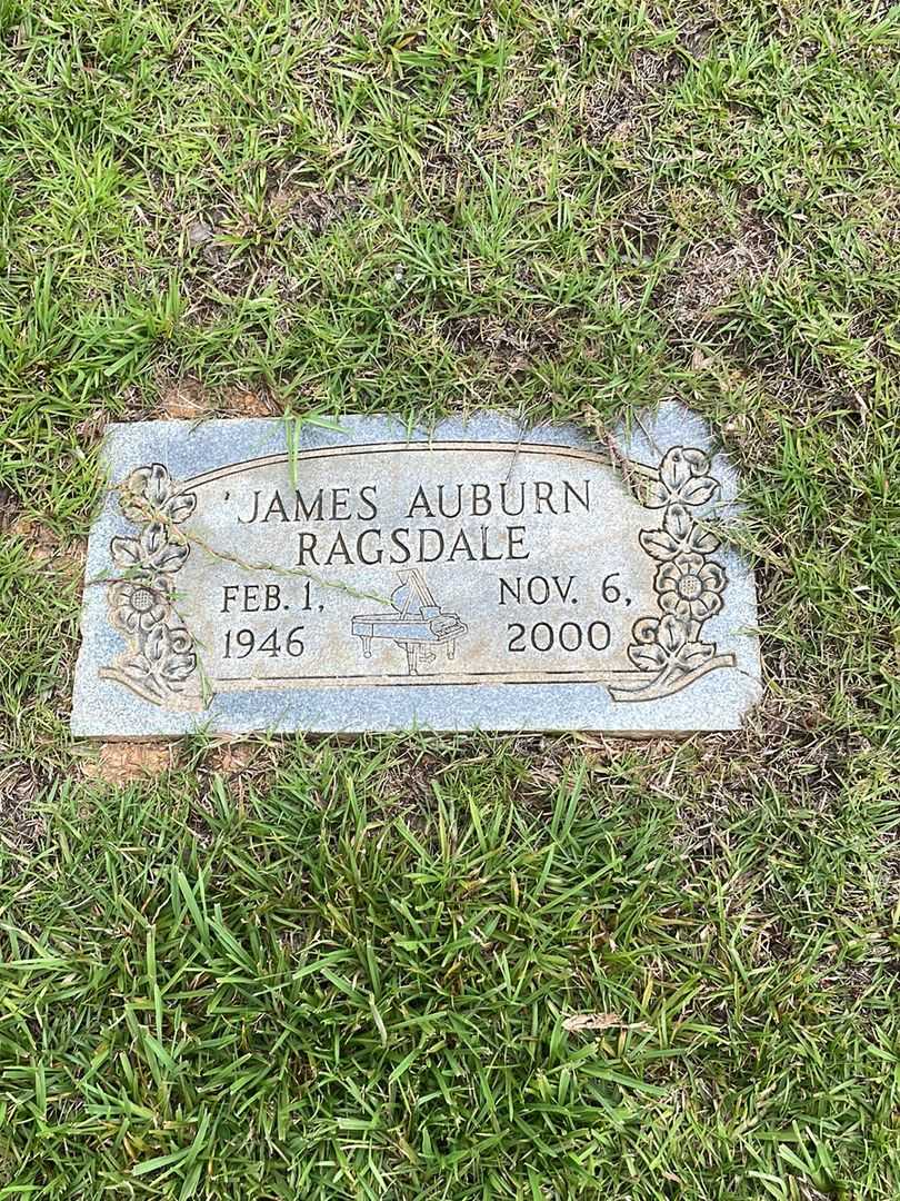 James Auburn Ragsdale's grave. Photo 3