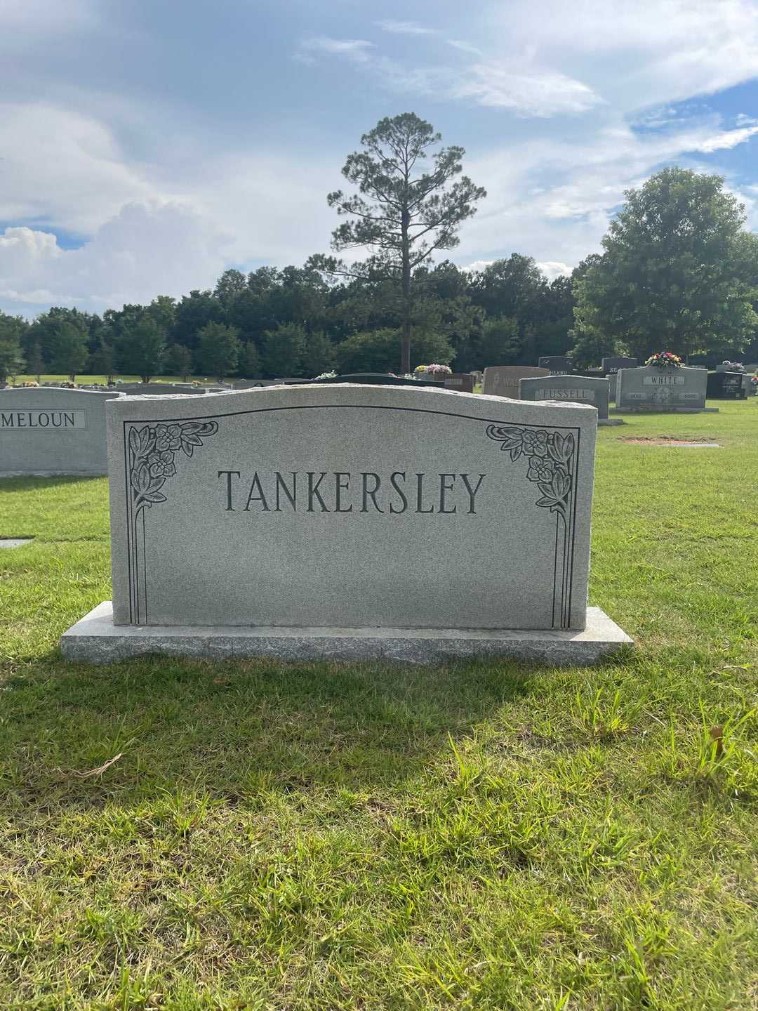 Ranson M. Tankersley's grave. Photo 1