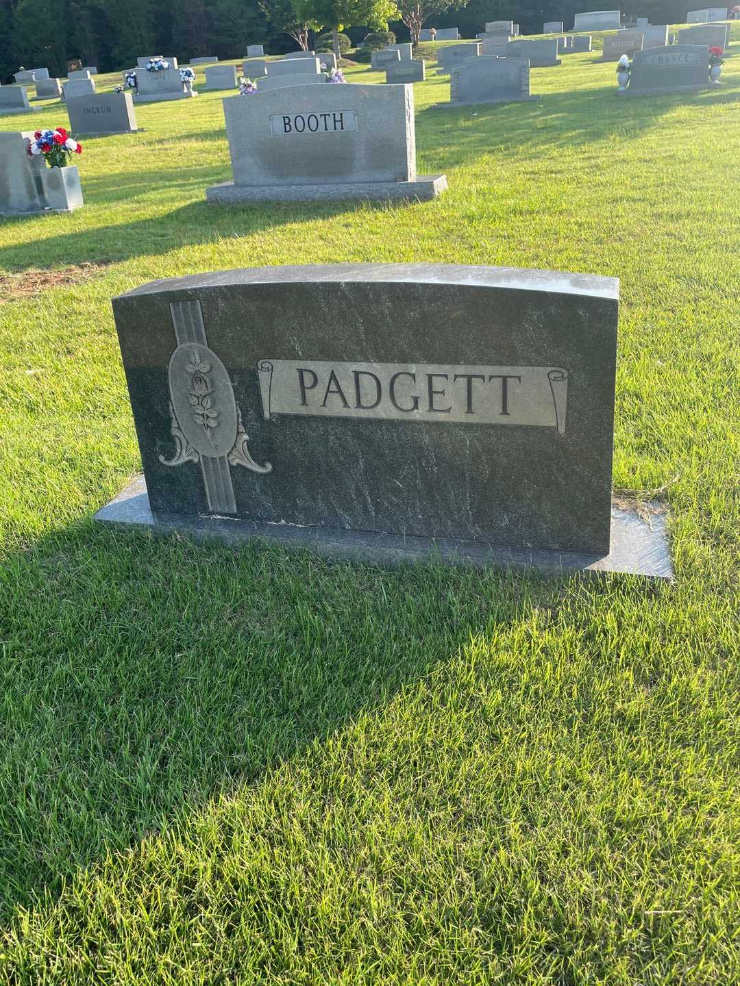 Jackson George Padgett's grave. Photo 1