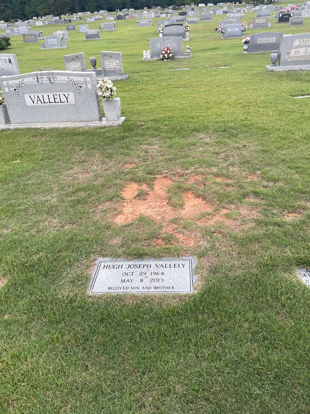 Hugh Joseph Vallely's grave. Photo 2