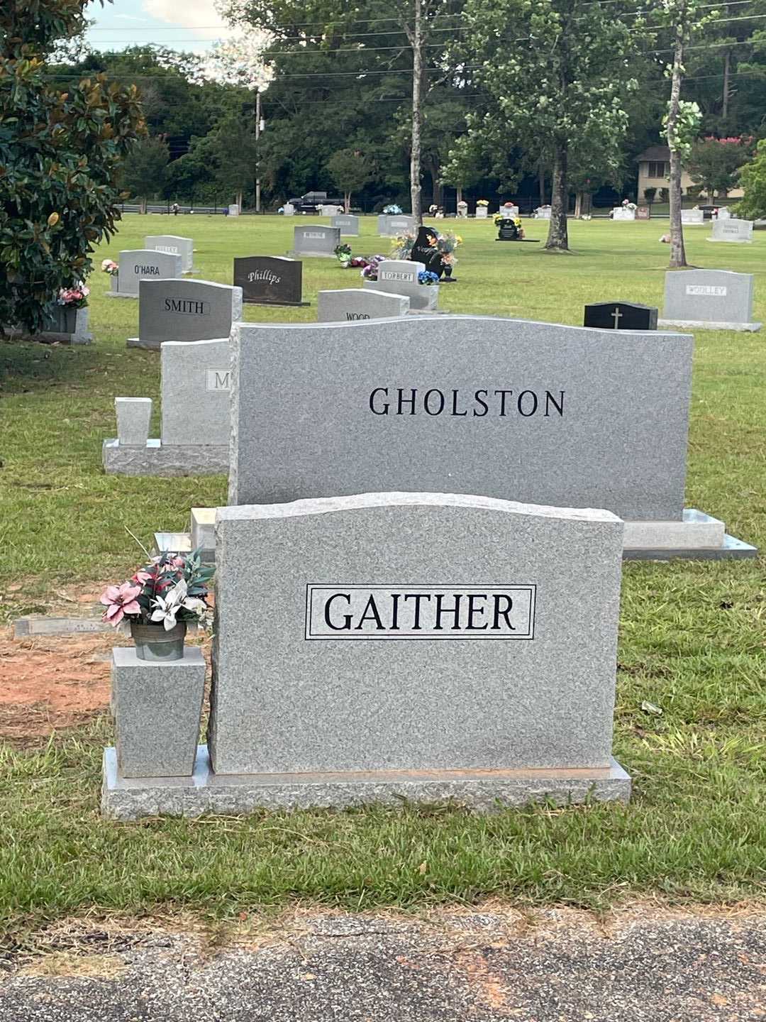 James Paul Gaither Senior's grave. Photo 1