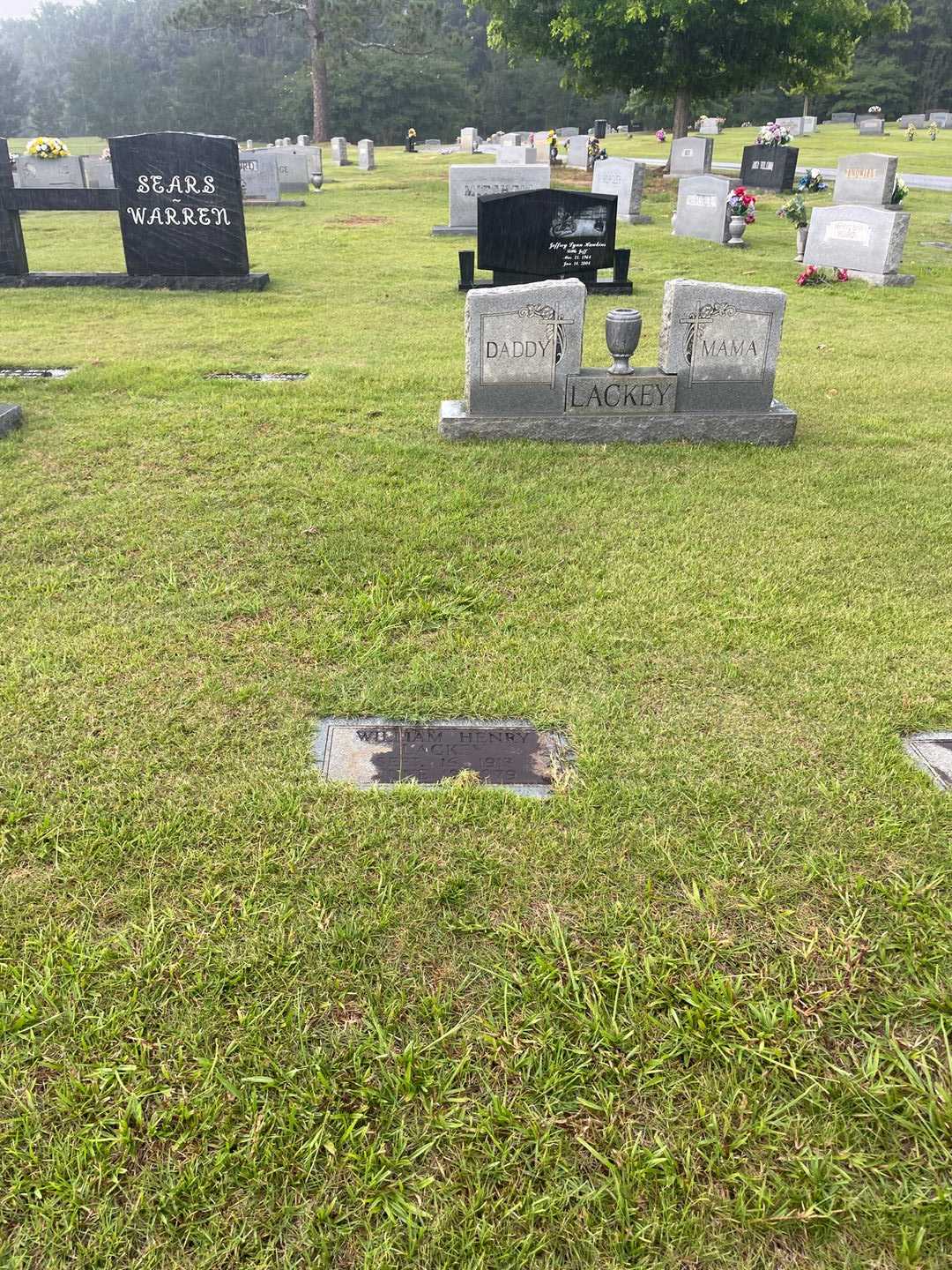 William Henry Lackey's grave. Photo 2