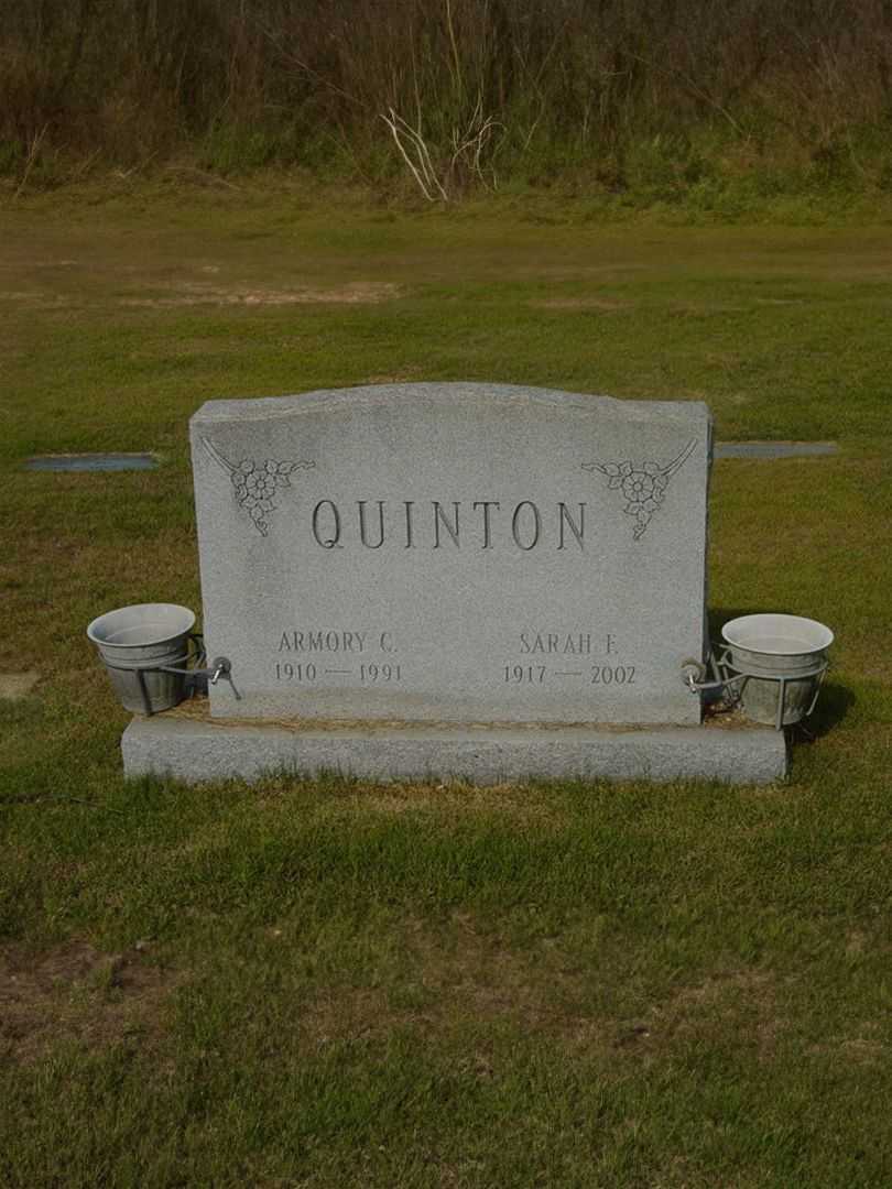 Sarah F. Quinton's grave. Photo 3