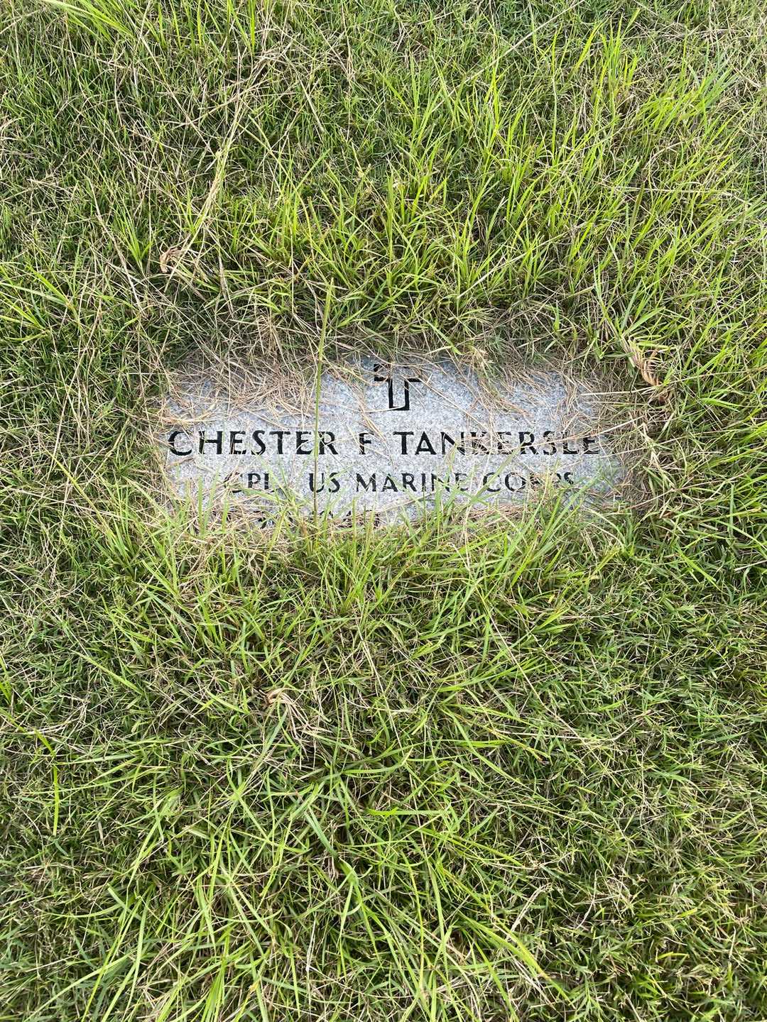 Chester F. Tankersley's grave. Photo 3