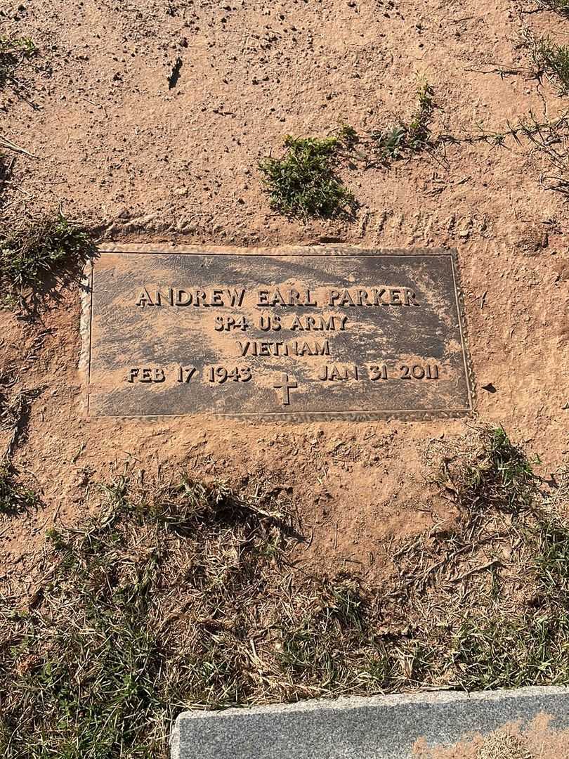 Andrew Earl Parker's grave. Photo 3