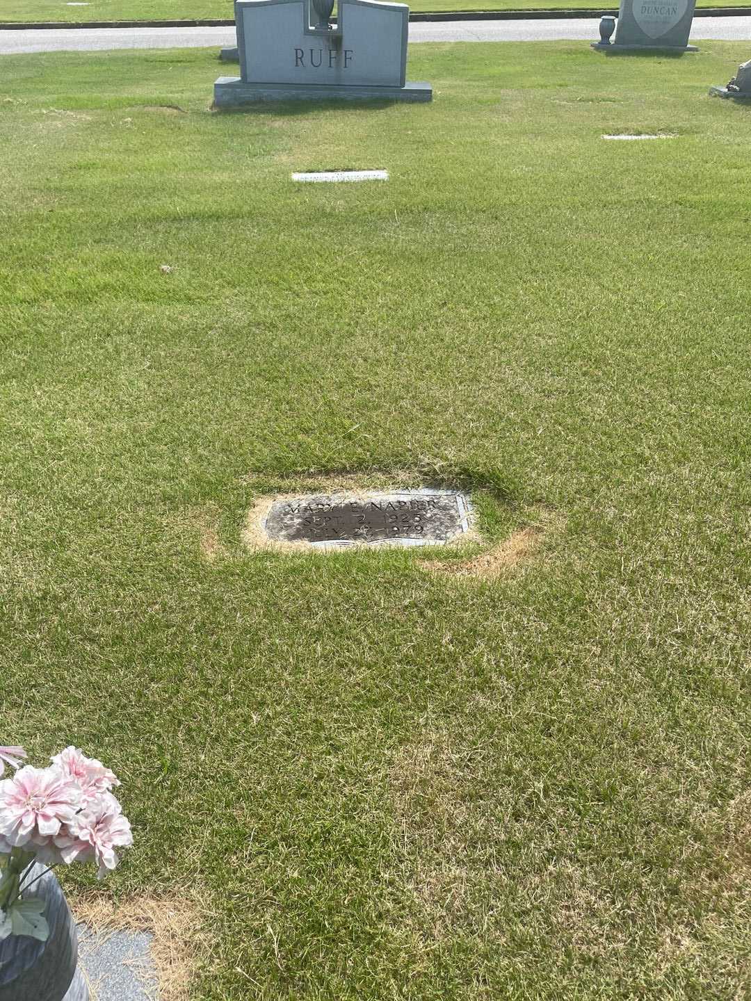 Mary E. Napier's grave. Photo 2