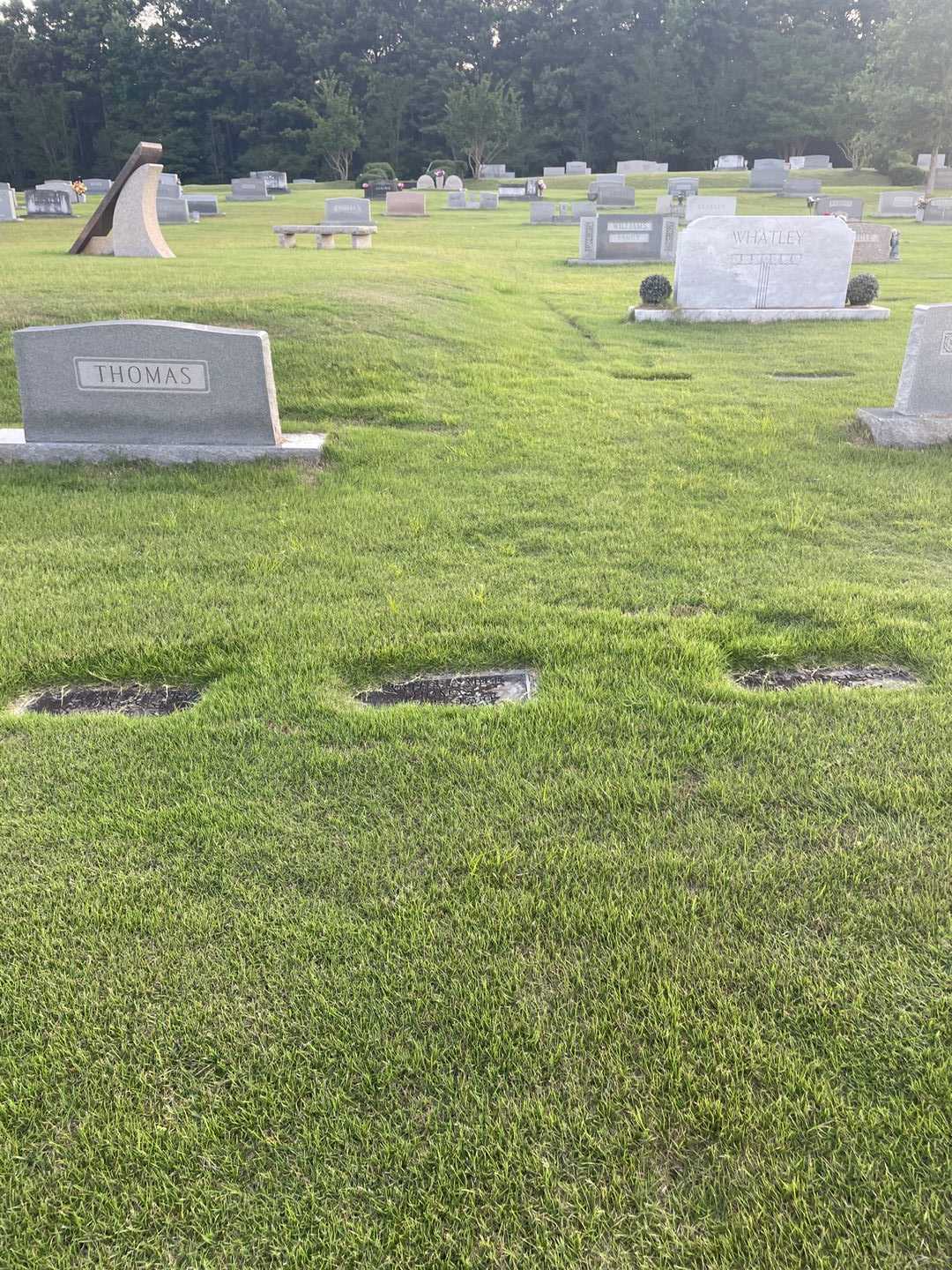 Martha G. Gable Thomas's grave. Photo 2