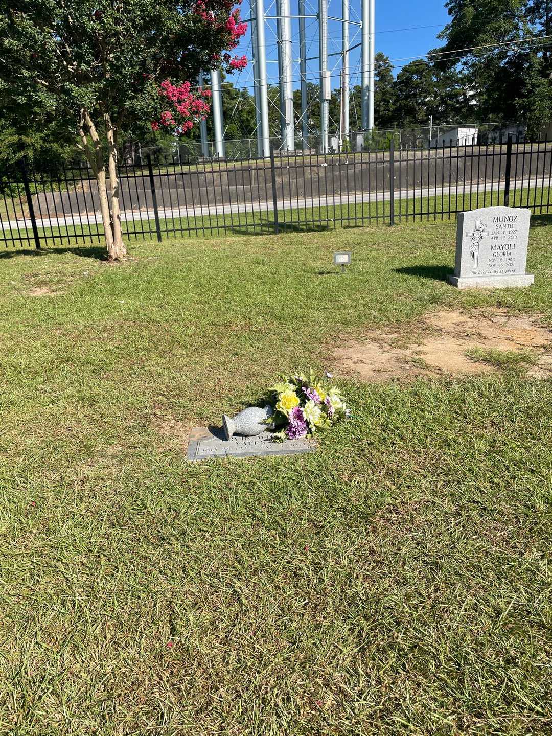 Ervin William "Bill" Yates Junior's grave. Photo 2