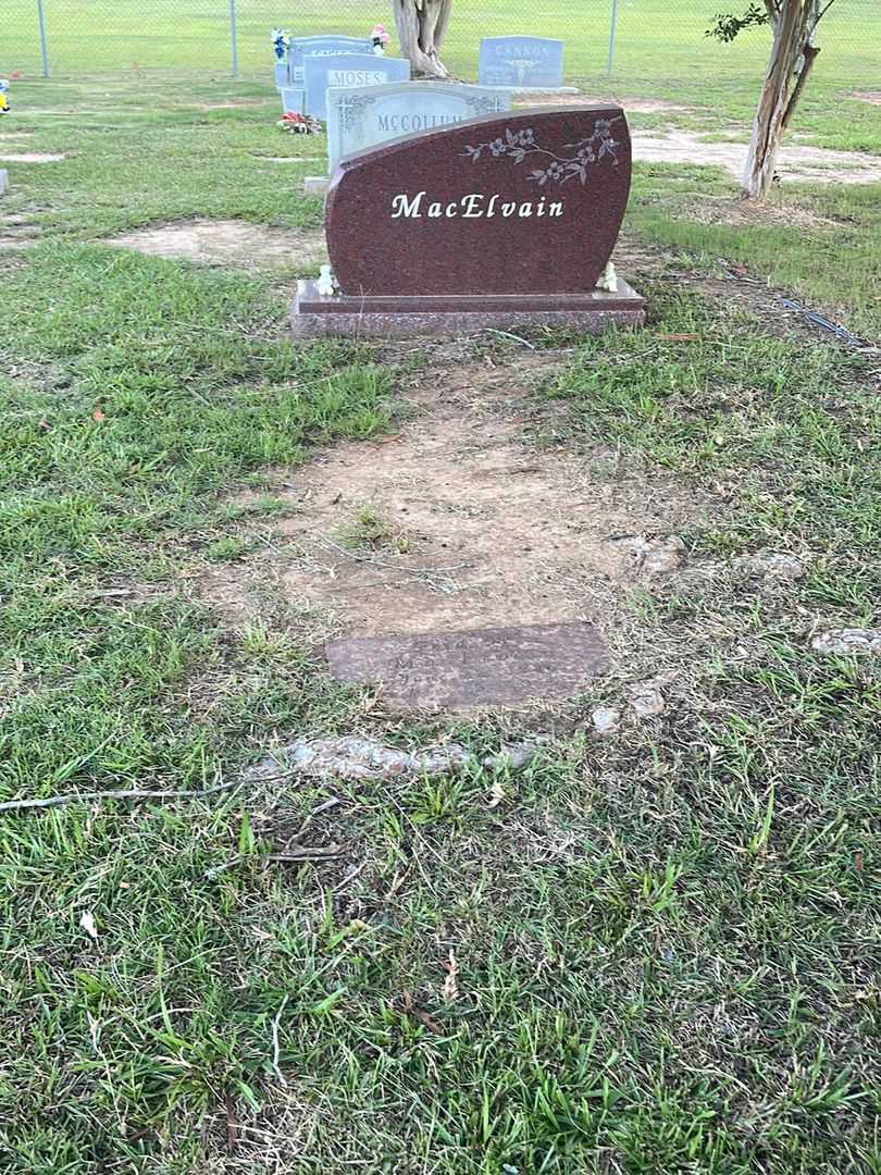 Ford M. MacElvain's grave. Photo 2