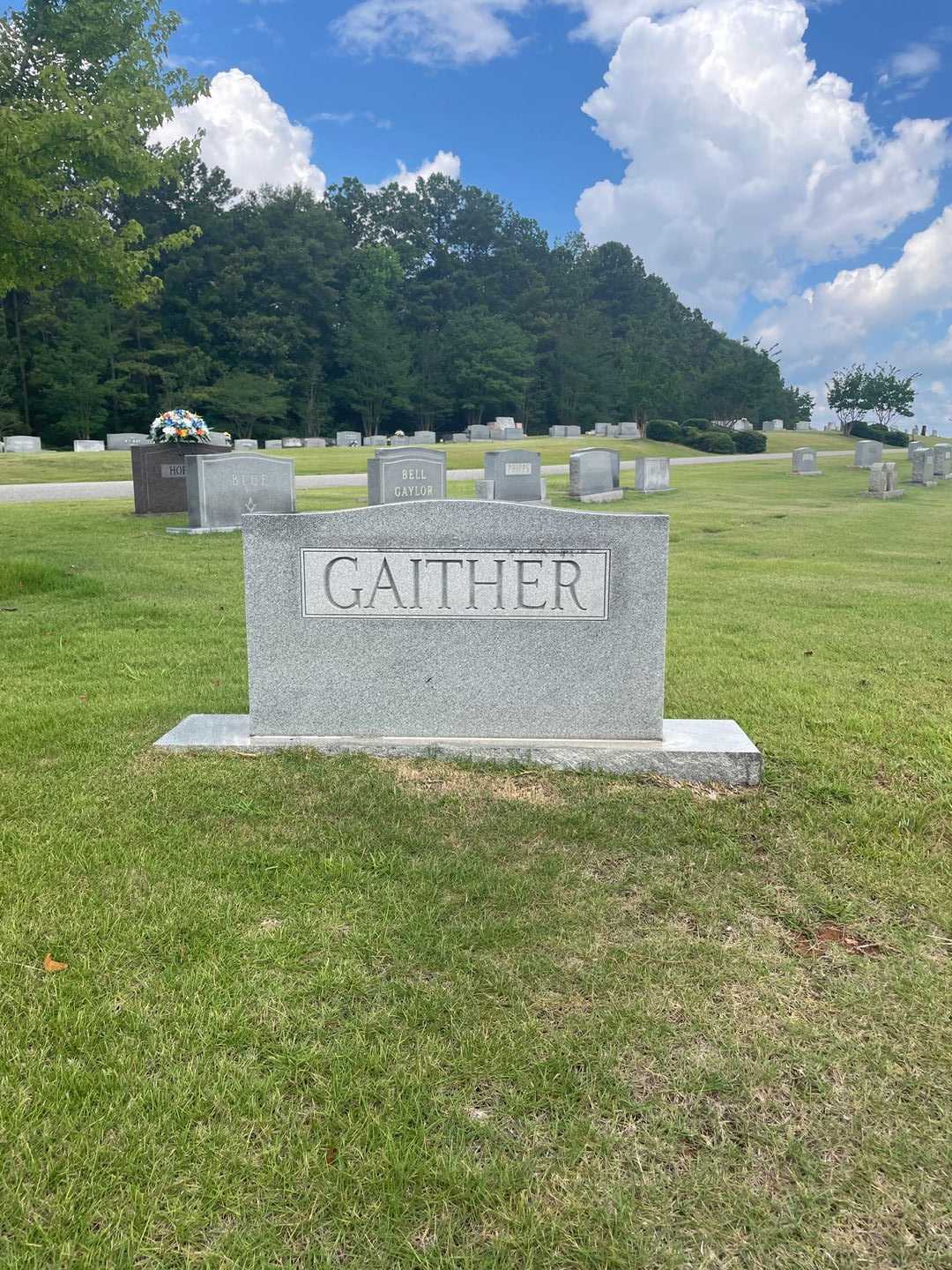 Addie H. Gaither's grave. Photo 1