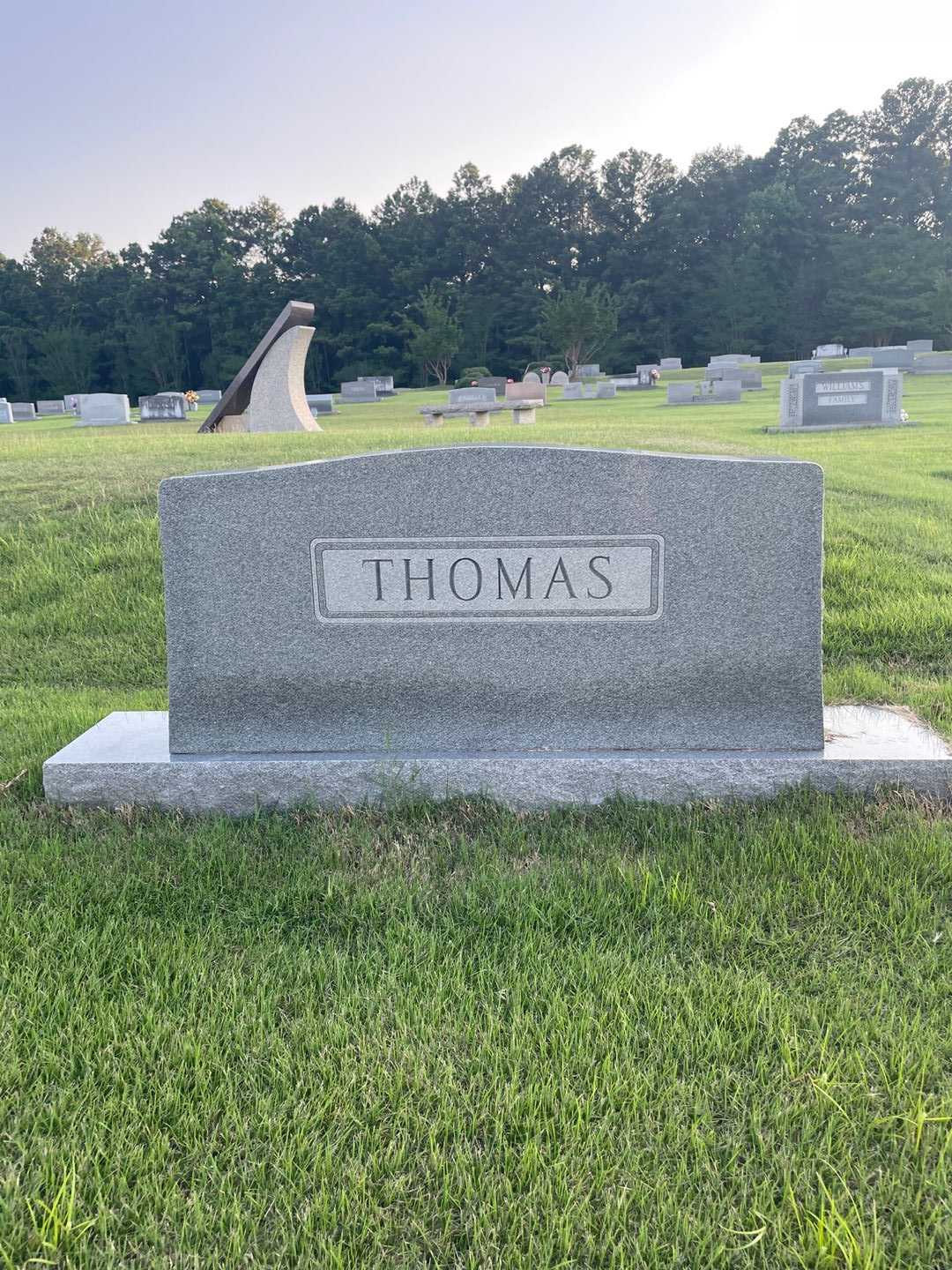 Martha G. Gable Thomas's grave. Photo 1