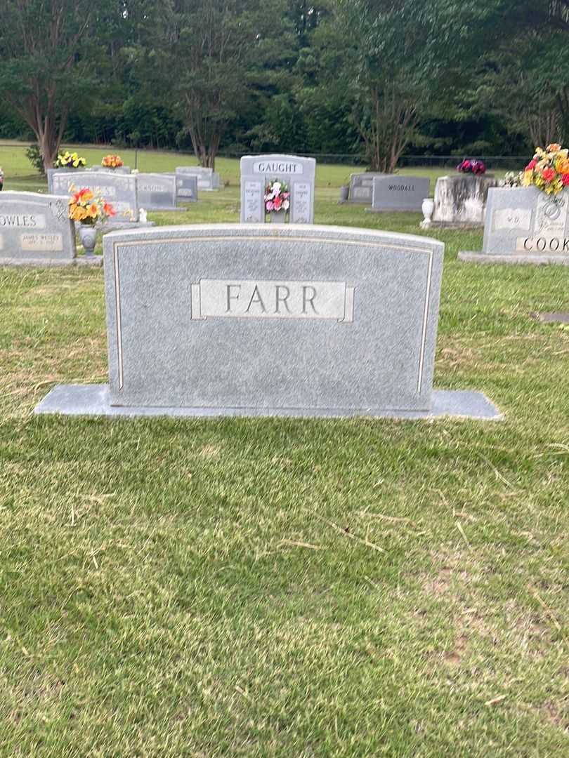 Marion Wallace Farr's grave. Photo 1