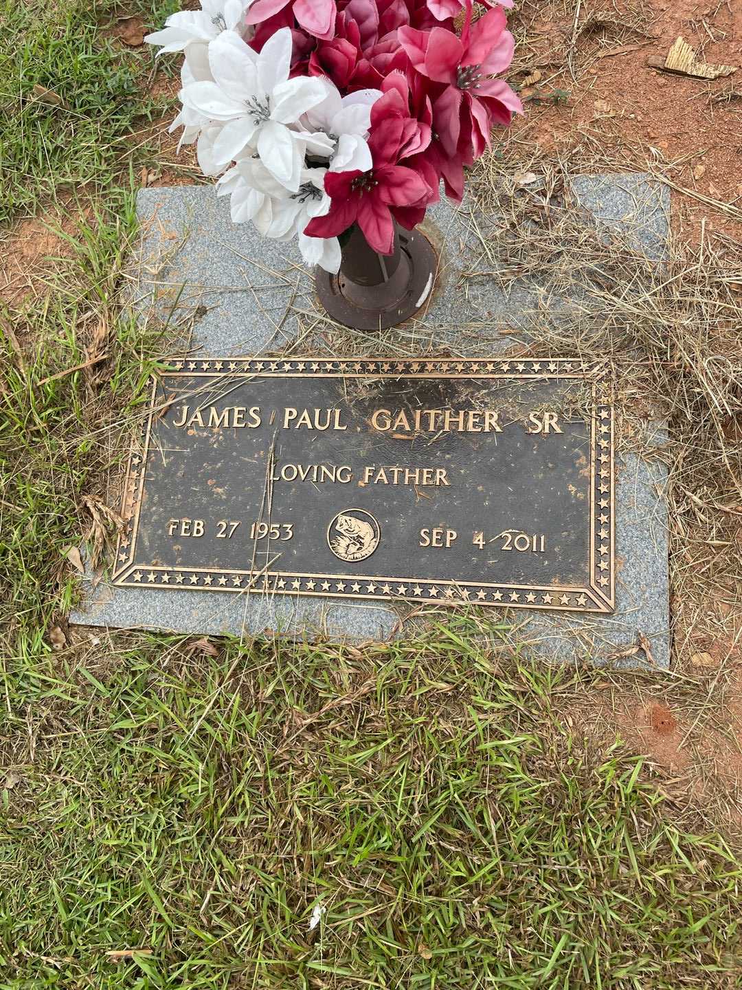 James Paul Gaither Senior's grave. Photo 3