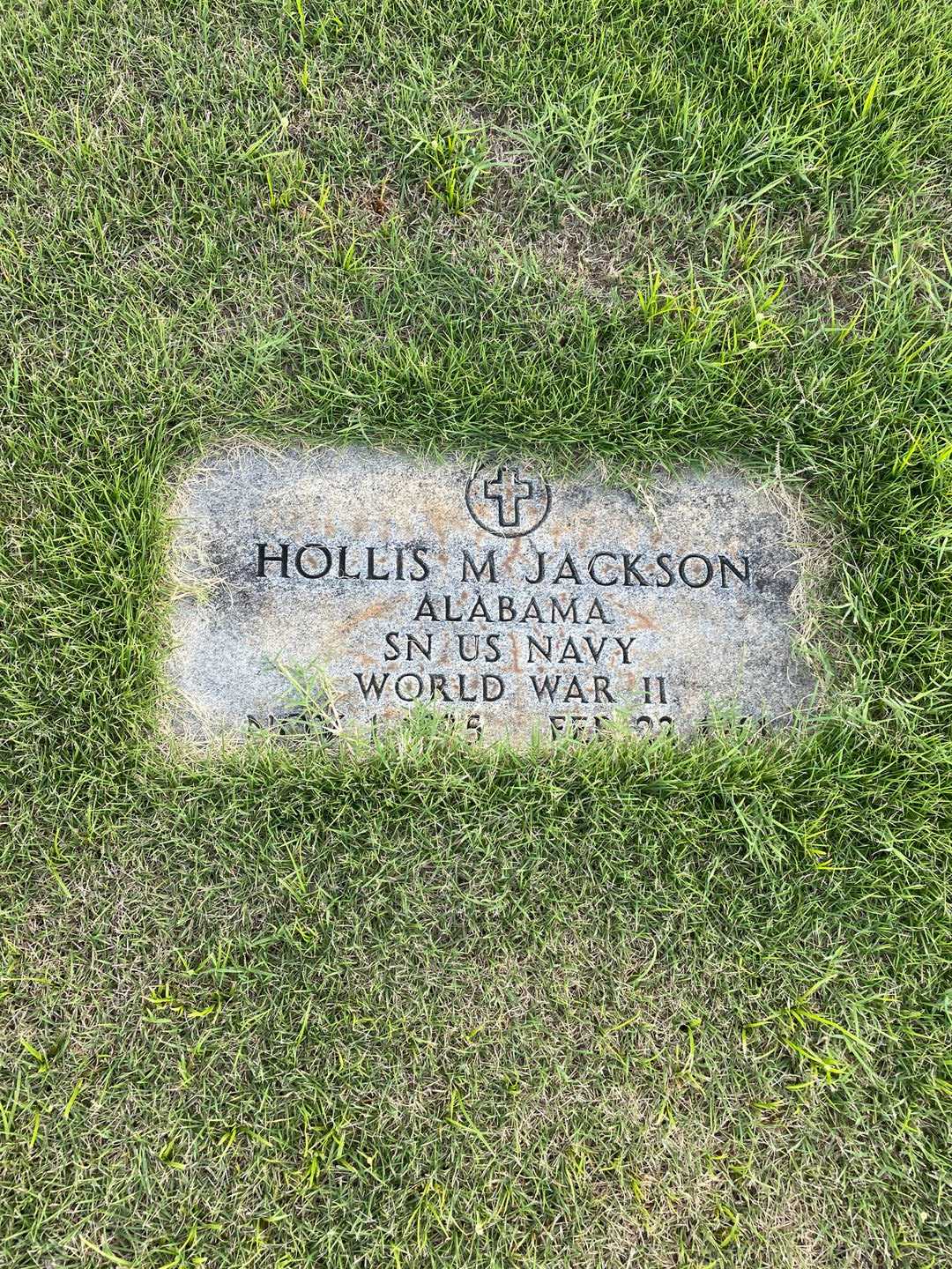 Hollis M. Jackson's grave. Photo 3