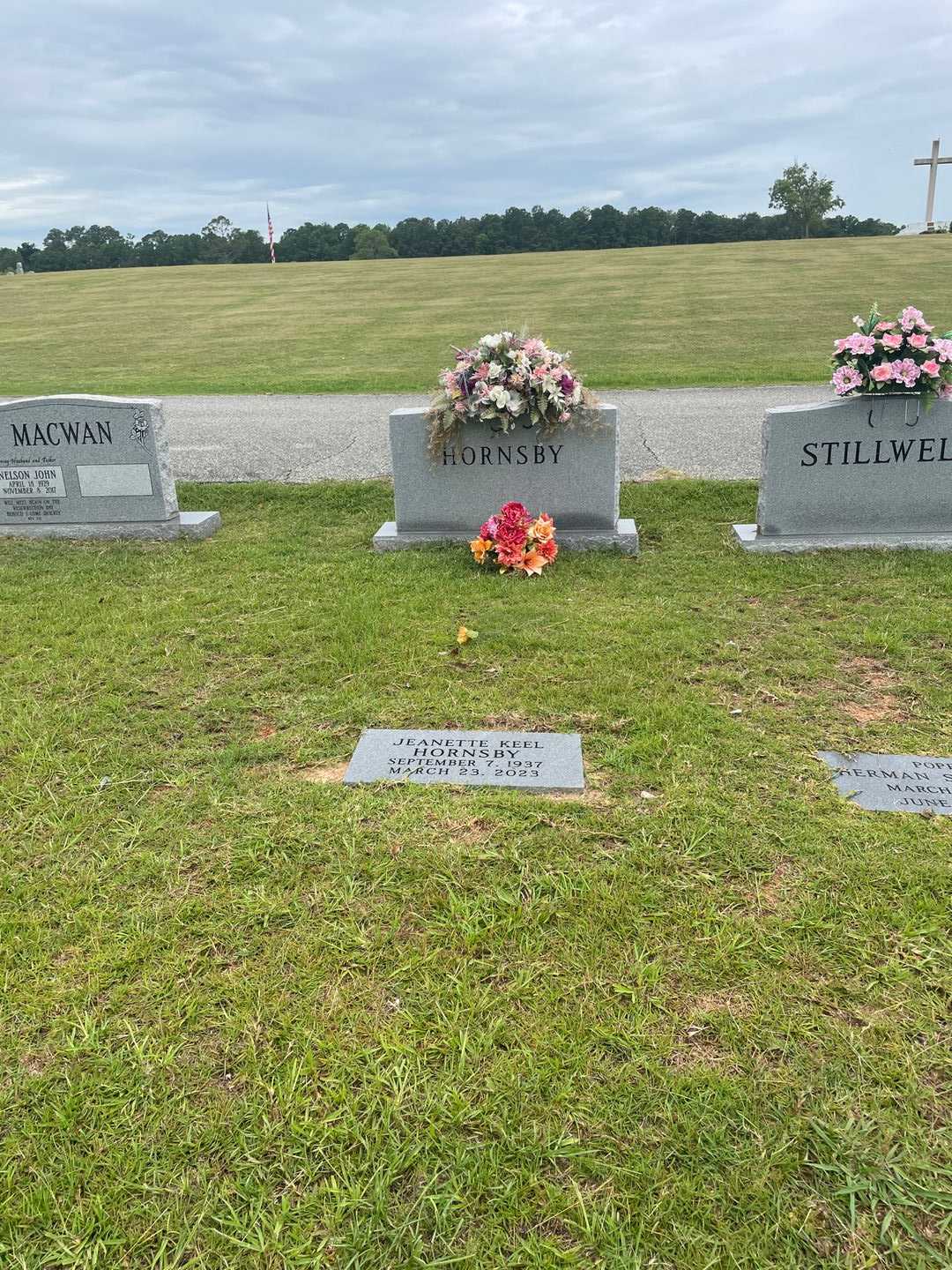 Jeanette Keel Hornsby's grave. Photo 2