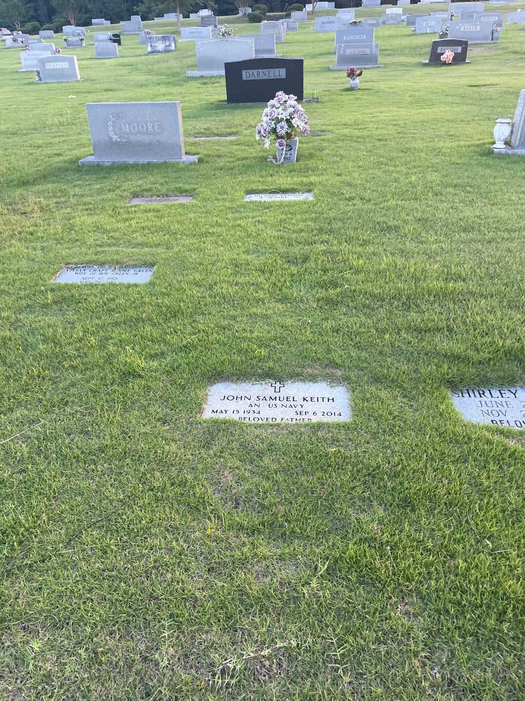 John Samuel Keith's grave. Photo 1