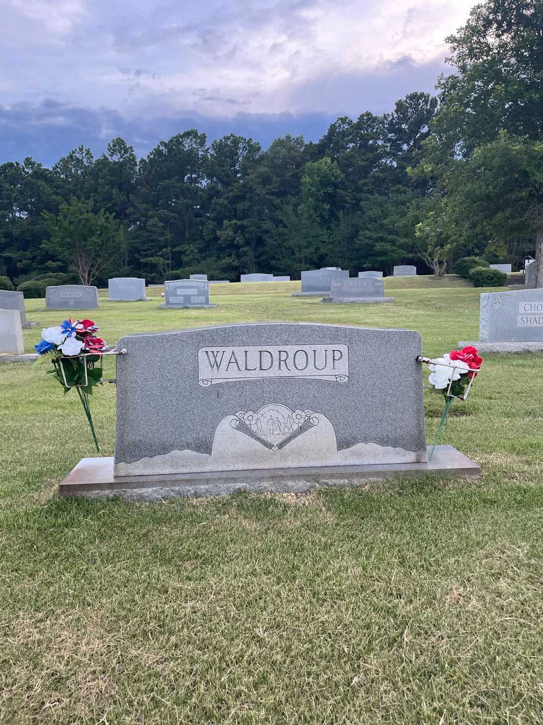 George T. Waldrop's grave. Photo 1